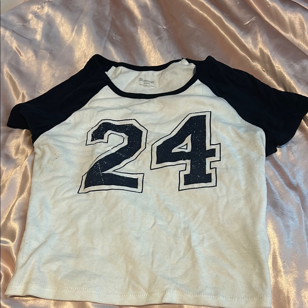 No Boundaries Black and White Kids Raglan Shirt